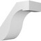 Ekena Millwork 5-in. W x 10-in. D x 10-in. H Del Monte Architectural Grade PVC Knee Brace BRCP05X10X10DEL - alternate 1